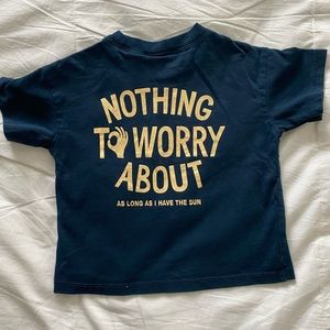 Zara 9-12 months print t shirt